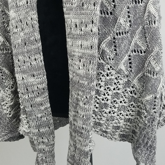 Anthro Moth XS/S  sweater vest draped waterfall open front Lagenlook minimalist - Picture 3 of 7